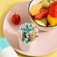thumbnail image 4 of Juego de tenedor de fruta de plástico - Pinchetas de postres rosas y verdes de 2 púas para aperitivos, tarta y fiesta (10,5 cm), 4 of 6