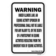 thumbnail image 1 of SignMission A-1218-25169 12 x 18 Po Signe en Aluminium - Équin Italien, 1 of 1