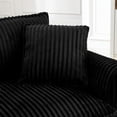 thumbnail image 5 of Lazy Sofa Chair, Comfortable Single-Person Sofa Chair, with A Backrest and Soft Seat Cushion, Having Armrests on Both Sides, Suitable for Living Room and Bedroom (Black), 5 of 12