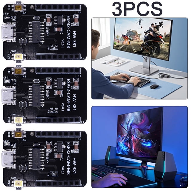 3 uds ESP32-CAM-MB módulo descarga TTL plano posterior + compatible 4 7 V-5 3 V