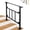 3 Steps, variant on Upgrade 3 Steps Black Handrail & Indoor Stair Railing Kit, Fence & Rail Hand Rails for Outdoor Steps for Seniors for Porch Railing & Deck Hand Rail (2-3 Steps) - Set 1