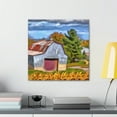 thumbnail image 3 of Rustic Barn in Moonlight - Canvas, 3 of 10
