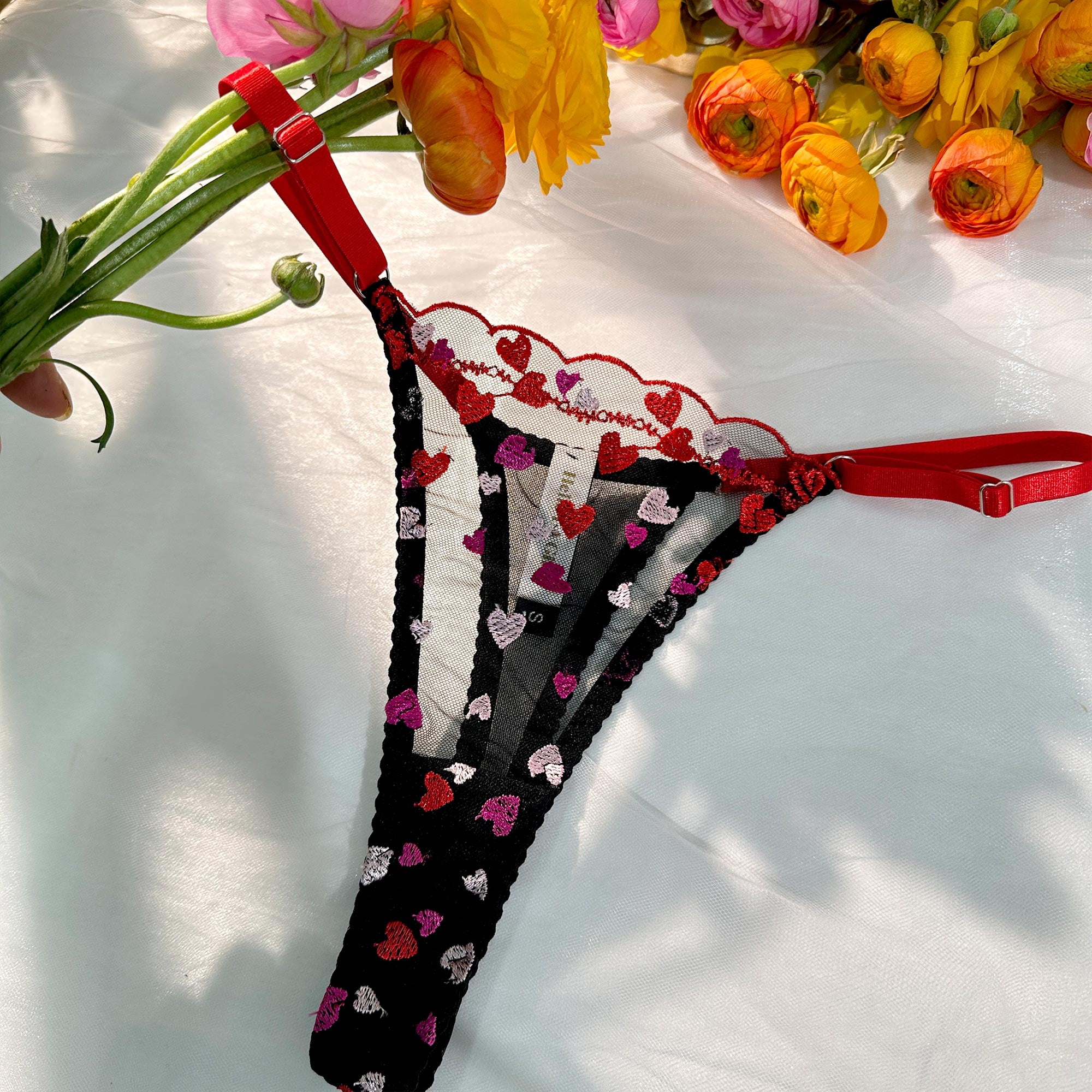 Sweetheart Delights Lingerie Set (RED, M)
