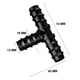thumbnail image 2 of Hose Connectors For 16 Mm Irrigation System (tee), 2 of 5
