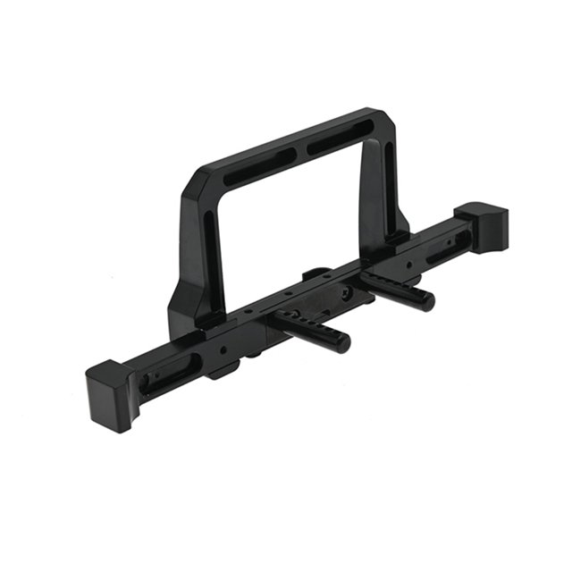 Vogacara 1/10 Control remoto 2,4G coches parachoques delantero modificación piezas de repuesto reparación montaje reemplazo para MN 999 Kits de construcción modelo Negro Vogacara FN010273-03