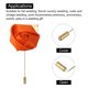 thumbnail image 5 of Ramilletes De Rosa Con Alfileres Unique Bargains 12 Pcs Naranja 2 x 3.5 pulgadas, 5 of 5
