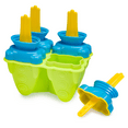 thumbnail image 2 of Joie Rocket Freezer Ice Pop Tray, Non-Stick Silicone, Assorted Colors, Makes 4 Ice Pops, 2 of 4
