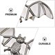 thumbnail image 4 of 4pcs Halloween creativo en forma de tapa de servilleta anillos de servilleta de Halloween (Negro), 4 of 5