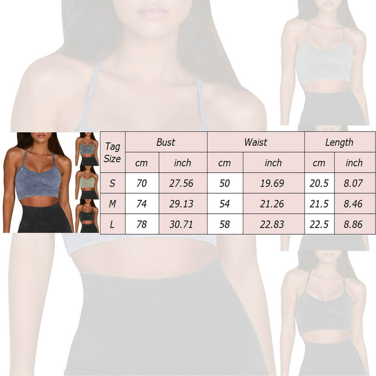 Cathalem Sports Bra Pack High Support Large Bust Womens Sports Bras Strappy  Padded Sports Bra Crisscross Back,Black L 