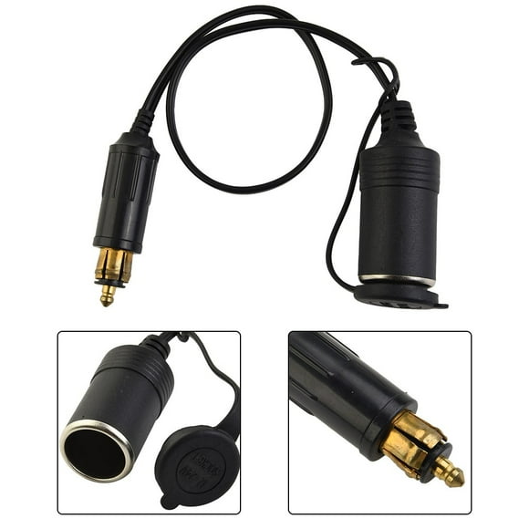 SPRING Motorcycle Moto DC 12V 24V EU Plug Motorcycle Charger Adapter Power Cord Motorbike Handlebar Power Adapter