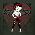thumbnail image 5 of Wild Bobby Betty Boop Sugar and Spice Wink Betty Boop Womens T-Shirt, Forest Green, Small, 5 of 5