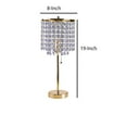thumbnail image 4 of Benzara BM209042 Contemporary Style Table Lamp with Stalk Support & Round Base, Gold, 4 of 4