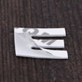 thumbnail image 3 of Pegatina 3D DIY con el alfabeto metálico, emblema para coche, letra plateada (E), 3 of 5