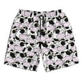 thumbnail image 3 of Uemuo Cute Animal with Cow Pattern Men's Swim Trunks Hawaiian Beach Bathing Suit Swimsuits Beach Quick-Dry Shorts with Pockets-X-Large, 3 of 9