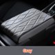 thumbnail image 3 of Alfombrilla para reposabrazos de coche de cuero sintético con bordado de ondas, protección para reposabrazos de consola central, almohadilla para caja de almacenamiento de reposabrazos de coche, 3 of 5