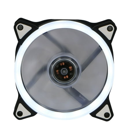 Imed Pc - Computer Case Fan 120mm LED Silent Fan for Computer PC CPU Cooler Cases, CPU Coolers, and Radiators Ultra Quiet,Triple Pack Colorful Case Fan (Red/Green/White)