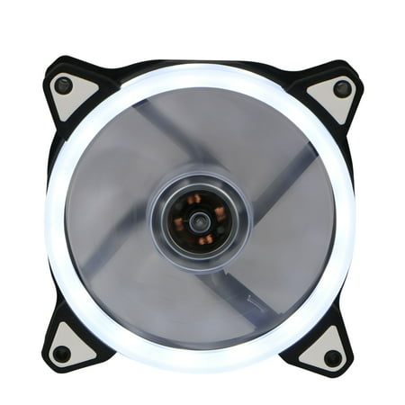 Computer Case Fan 120mm LED Silent Fan for Computer PC CPU Cooler Cases, CPU Coolers, and Radiators Ultra Quiet,Triple Pack Colorful Case Fan (Best Silent 120mm Case Fan)