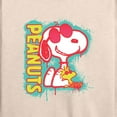 thumbnail image 3 of Peanuts - Peanuts Snoopy Woodstock - Women's Lightweight French Terry Long Sleeve Shirt, 3 of 6