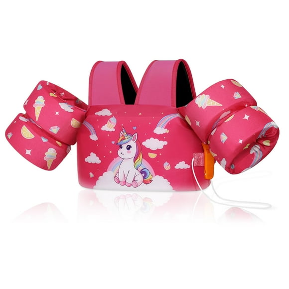 Chaleco Salvavidas MoKo para Niños de 10-30 kg con Brazaletes Flotadores