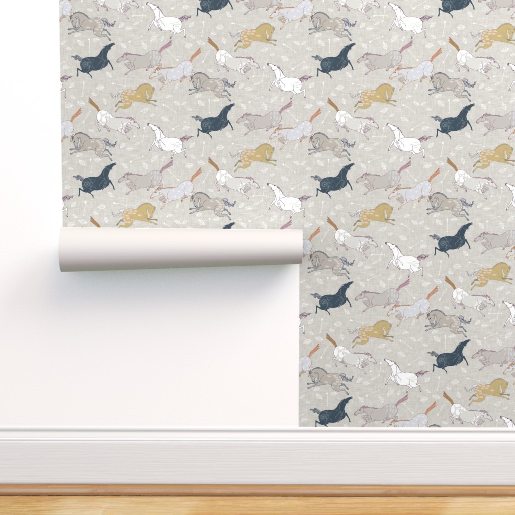 Peel-and-Stick Removable Wallpaper Horse Rustic Boho Southwestern