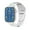 White, variant on Hanukkah/Holiday Fun Silicone Sport Band Compatible With All Apple Watch Series
