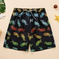 GYRATEDREAM Boys Swim Trunks with Boxer Brief Liner Boys Swimwear Quick