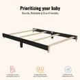 thumbnail image 2 of Dream On Me Universal Bed Rail, Matte Black Vintage, 2 of 5
