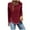 Red, variant on Lmnyox Women's Fashion Shirts Fall Crew Neck Long Sleeve Soft Blouses Loose Casual Basic T Shirt for Women Trendy