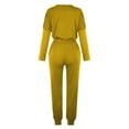 thumbnail image 2 of Posijego Women 2 Piece Outfit Plus Size Tracksuit Long Sleeve Crewneck Pullover Top Sweatpants Sweatsuit Lounge Set, 2 of 4