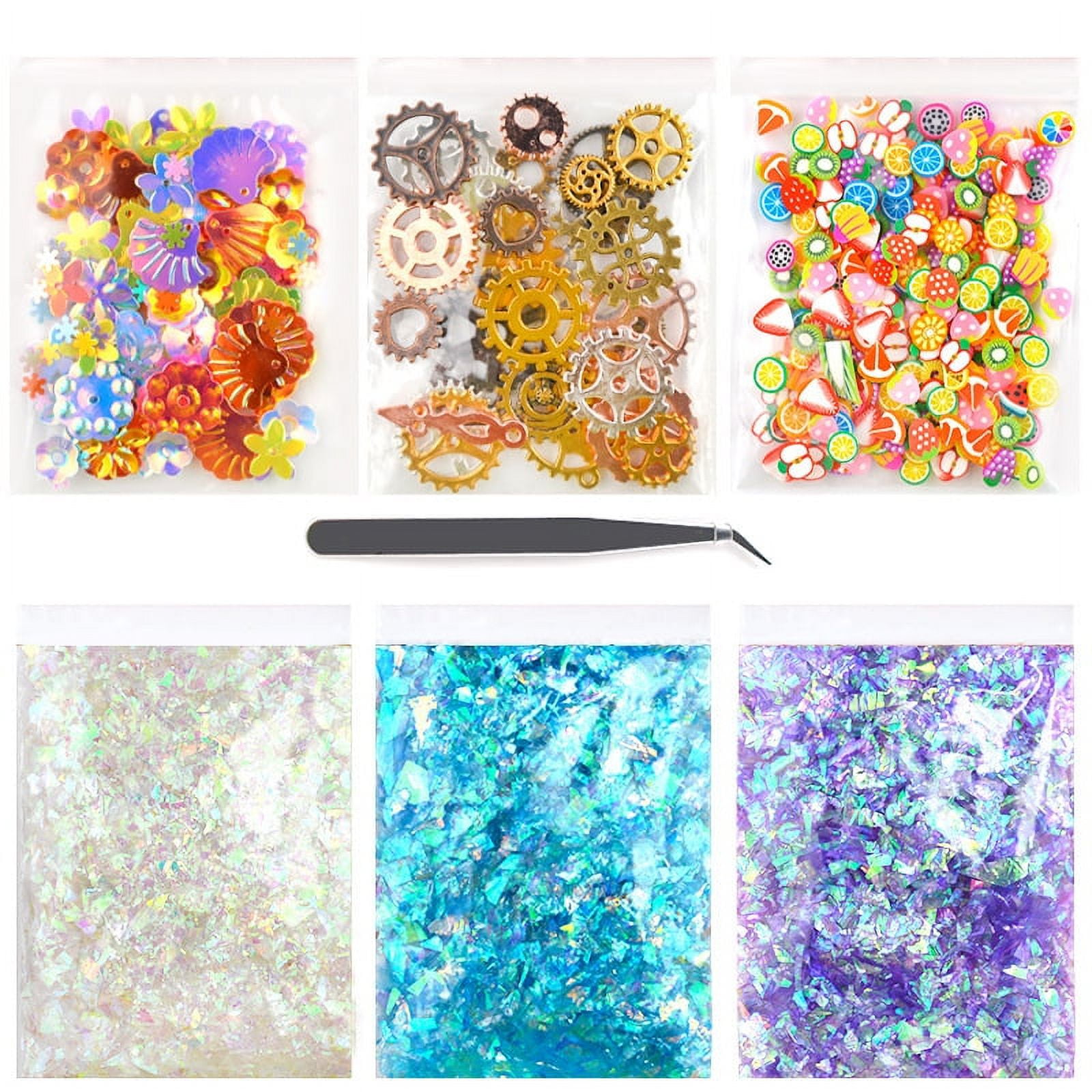 Custom 3D Tree Flowers Epoxy Resin Art Kit Transparent Film Epoxy Resin  Filler 42 PCS Perfect for DIY Projects Home Decor Gift 