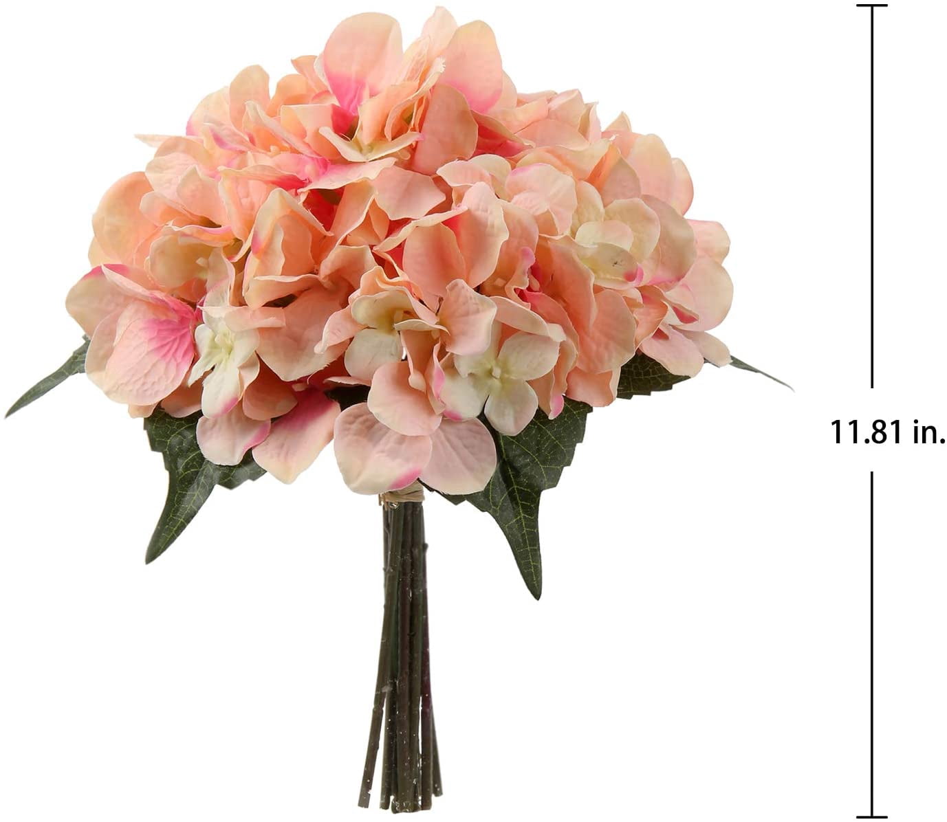 Peach Hydrangea Bouquet