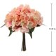 thumbnail image 3 of Flores artificiales de boda flores falsas ramo de hortensias artificiales arreglos florales DIY Floral para la decoración del jardín del hogar 1 paquete Fokelyi LRWJ514-3, 3 of 6