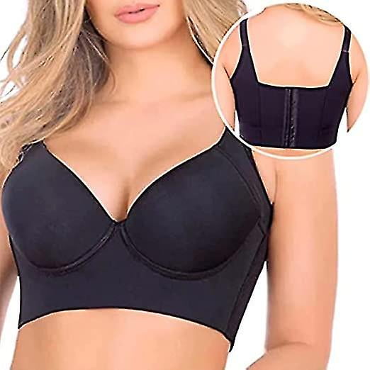  3-in-1 Waist Buttoned Bra Shapewear,3 in 1 Waist Corset Shaper  Push Up Bras Waist Trainer,3 in 1 Waist Trainer Bra (Color : Black, Size :  Medium) : Clothing, Shoes & Jewelry