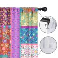 thumbnail image 4 of Blackout Kids Curtains,Boho Bohemia Pioneer Flower Childrens Insulated Curtains Set Of 2,Bedroom Essentials,Toddler Room Decor 42"x54"(106x137cm), 4 of 4