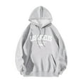 thumbnail image 3 of Los Angeles Hoodies for Women 2025 Casual Y2K Graphic Hoodie with Pockets Streetwear Hooded Sweatshirt Pullover Tops, 3 of 5