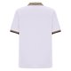 thumbnail image 5 of Mens Manga Corta Botón Abajo Camisas Patchwork Fallow Patrón Cuello Redondo Deportes Top para Diario, 5 of 6
