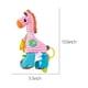 thumbnail image 3 of Juguetes de piscina, juguetes para bebés, juguetes para niños pequeños, juguete de actividad para bebés y mordedor con sonajero multisensorial, texturas y sonido de arrugas, animales de peluche de pap, 3 of 9