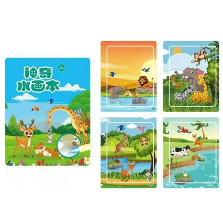MIARHB hot lego for adults Magic Water Drawing Book Magic Water Reusable Doodle Board for Kids