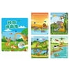 Toyfunny Magic Water Drawing Book Magic Water Reusable Doodle Board for Kids
