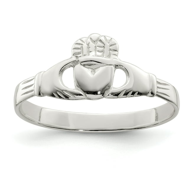 925 Sterling Silver Claddagh Ring Celtic