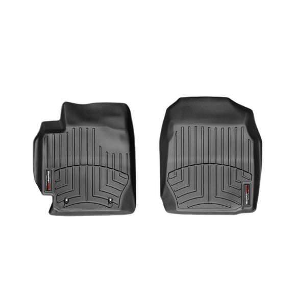 WeatherTech Custom Fit FloorLiners compatible with 2003-2008 Toyota Corolla - 1st Row (Driver & Passenger), Black