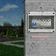 thumbnail image 5 of Caja eléctrica para exteriores resistente al agua IP65, montaje en superficie ABS de 8 módulos, caja de conexiones resistente a la intemperie, gabinete de control para uso en exteriores, 5 of 5