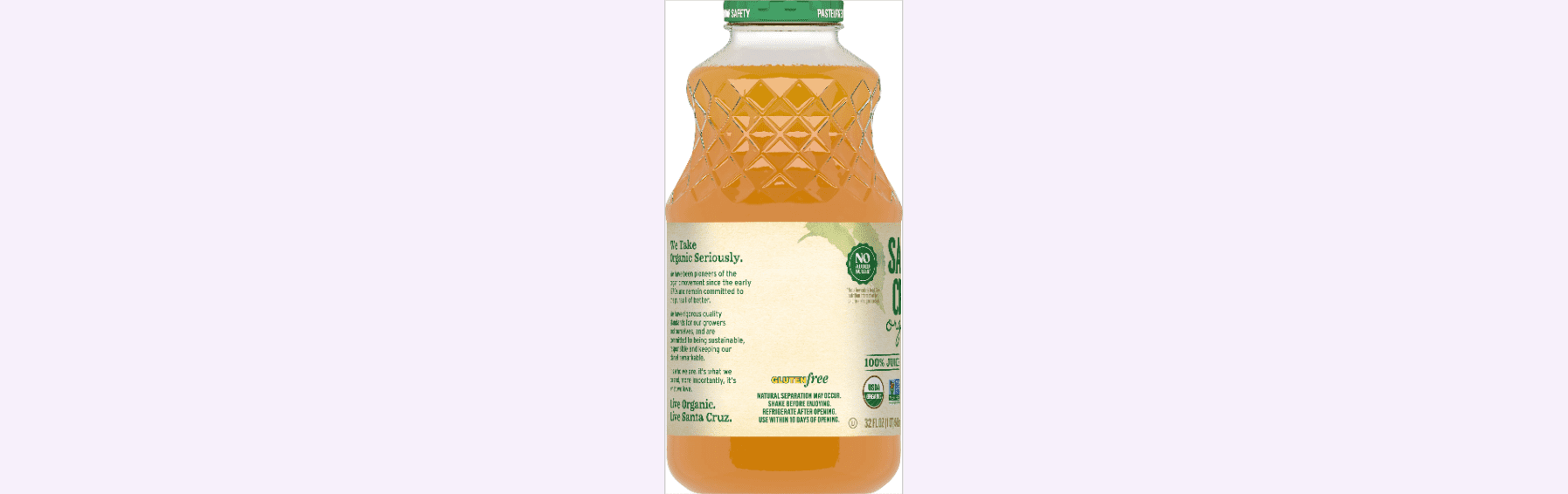 Santa Cruz Organic Juice, Pineapple Mango, 32 Fl Oz