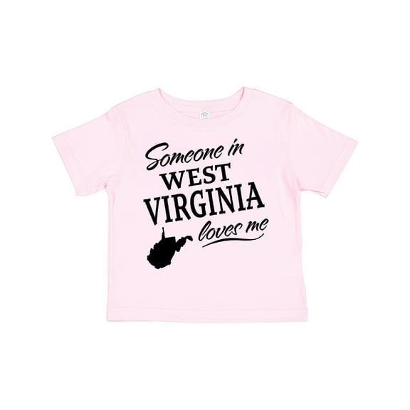 Inktastic Someone in West Virginia Loves Me Boys or Girls Toddler T-Shirt