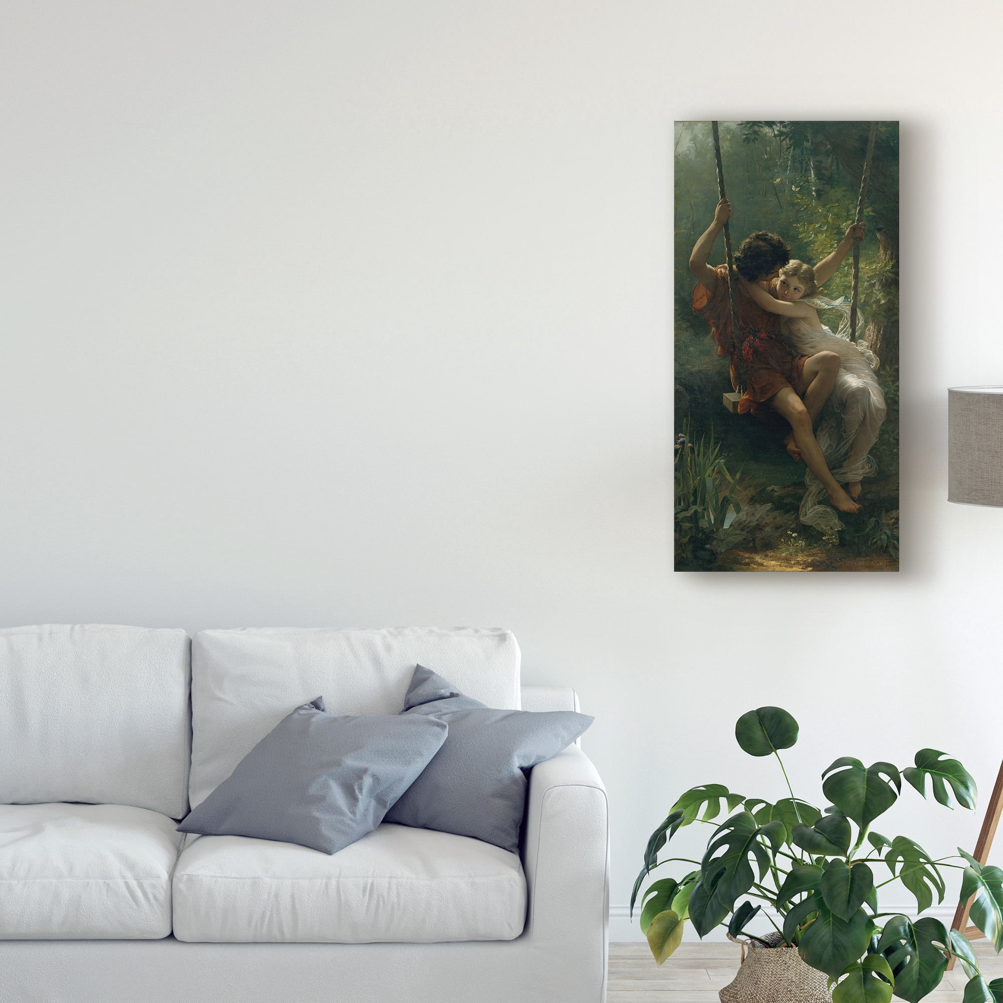 Trademark Fine Art 'Springtime, 1873 ' Canvas Art by Pierre Auguste Cot