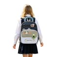 thumbnail image 3 of Miaoju Backpack Lightweight Travel Backpack with Chest Straps Cute Bookbag, Water-resistant Backpack, Grey, 3 of 6