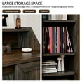 thumbnail image 3 of BELLEZE Shoe Rack for Entryway, Free Standing Storage Cabinet w/Sliding Door for Living Room and Bathroom - Dana(Brown), 3 of 7