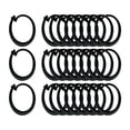 thumbnail image 4 of Ganchos para cortinas de cenador, ganchos para riel, resistentes, fáciles de instalar, color negro, accesorios para cenador de pared lateral, malla de, 4 of 9