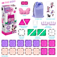 thumbnail image 3 of Official Disney Junior Minnie Mouse Magnetic Tile Travel Set - 29-Piece - Ages 3+, 3 of 12