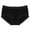 Black, variant on GEWSEY Womens Organic Cotton High Waisted Lace Trim Underwear for Women Ladies Soft Breathable Panties Comfort Briefs (Black, M)